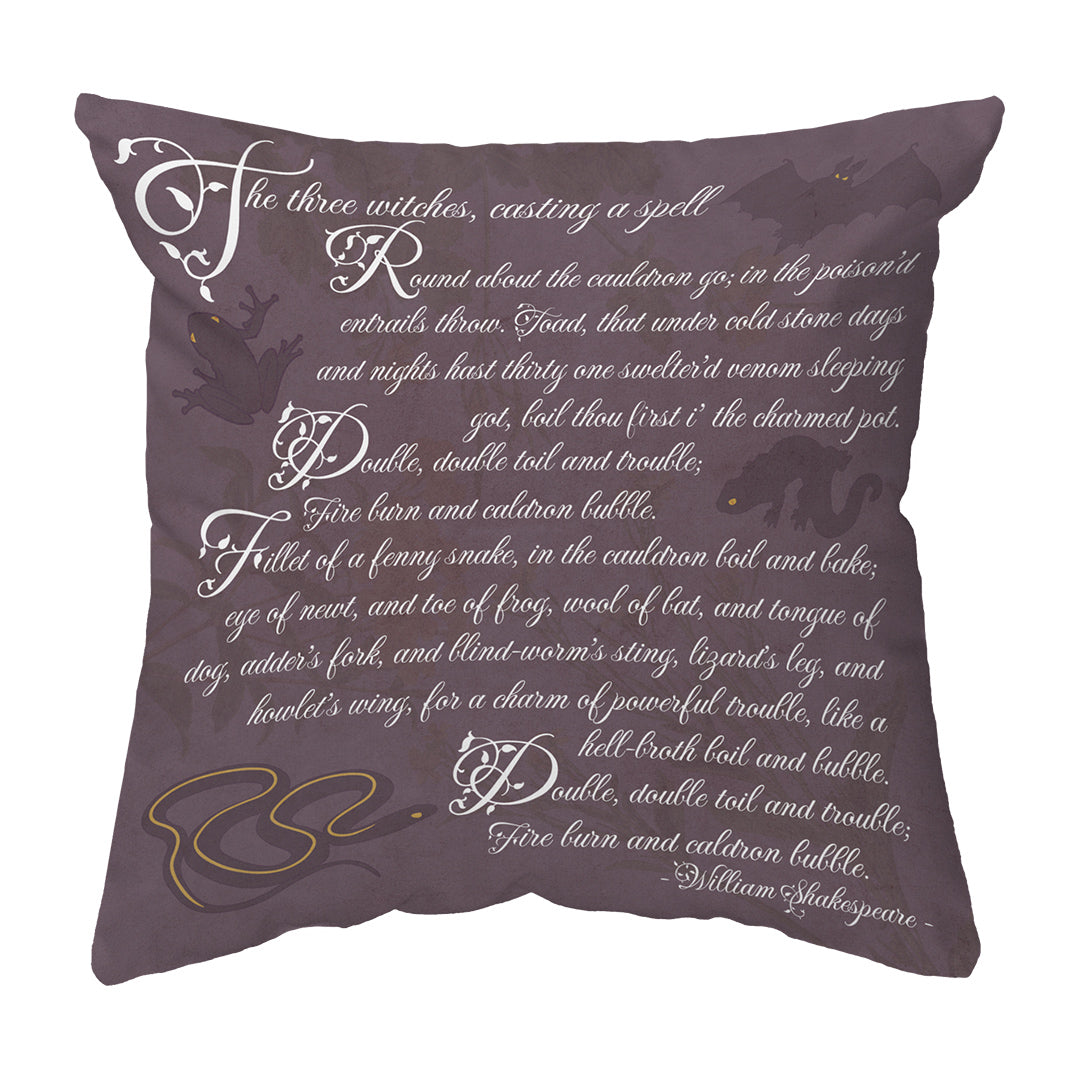 Zippered Pillow Macbeth Spell