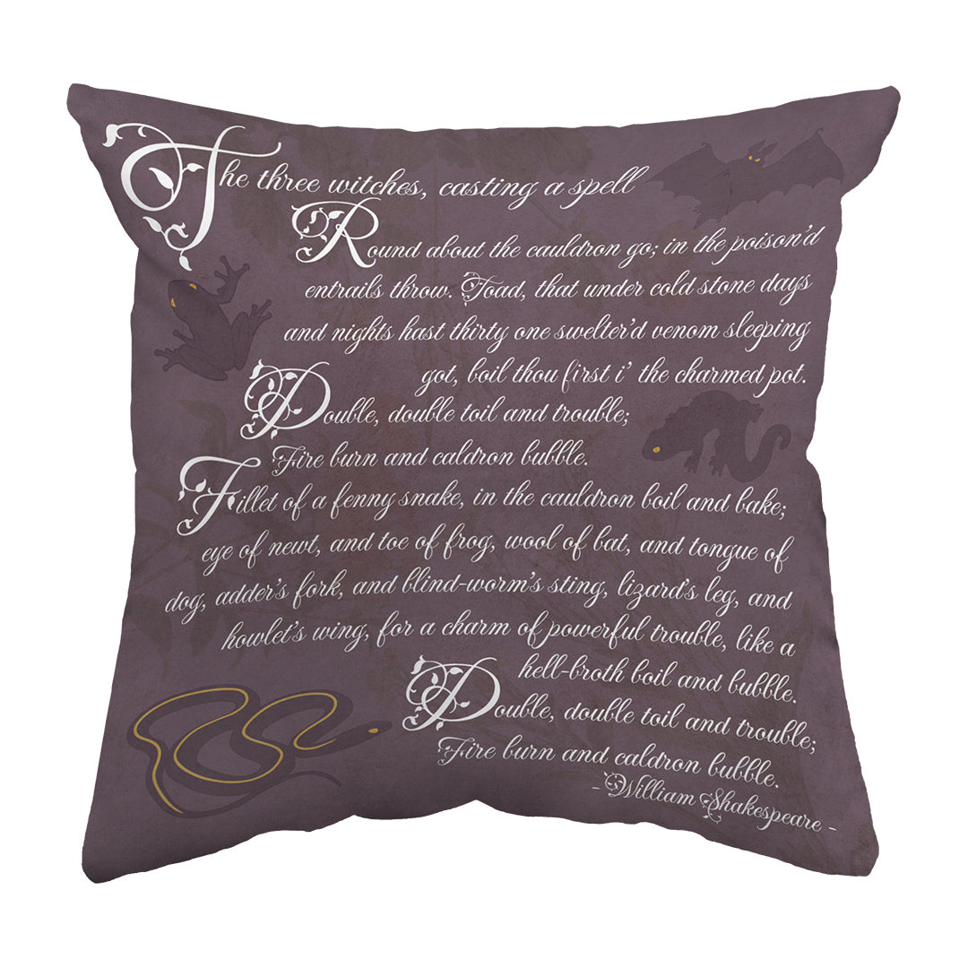 Zippered Pillow Macbeth Spell