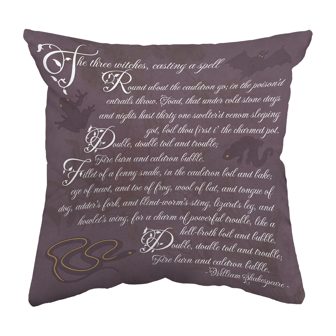 Zippered Pillow Macbeth Spell