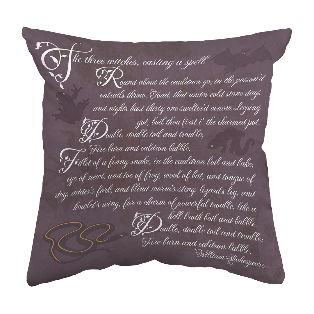 Zippered Pillow Macbeth Spell