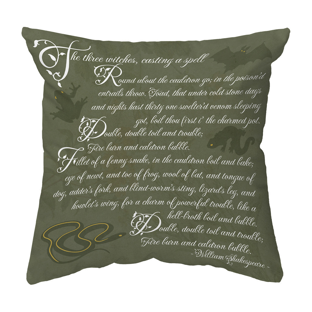Zippered Pillow Macbeth Spell