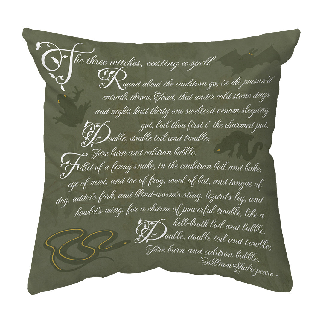 Zippered Pillow Macbeth Spell