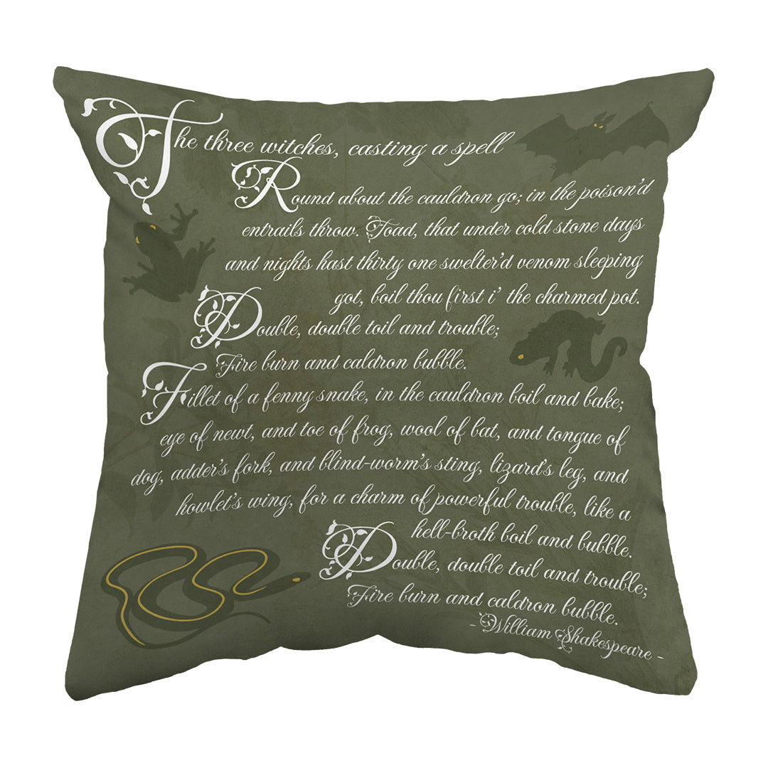 Zippered Pillow Macbeth Spell