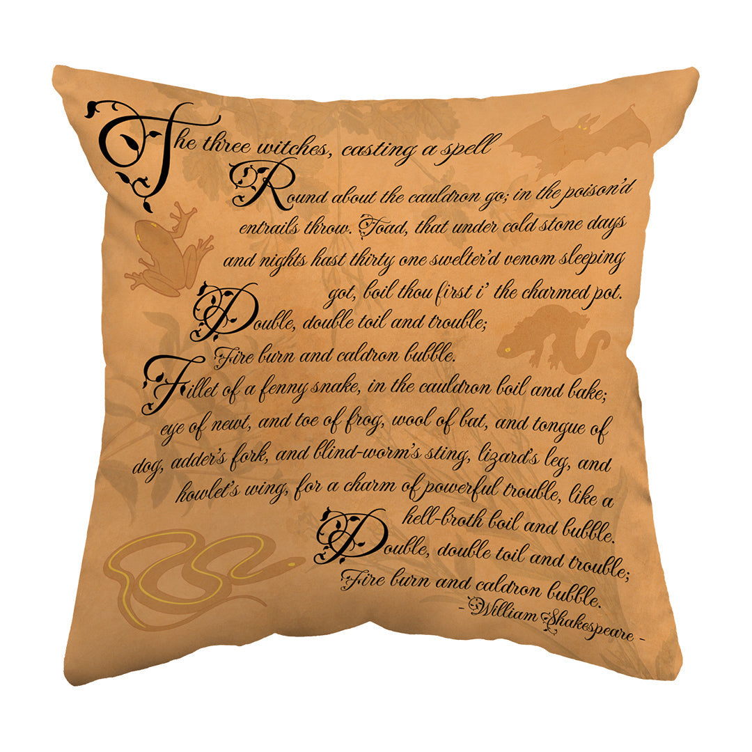 Zippered Pillow Macbeth Spell