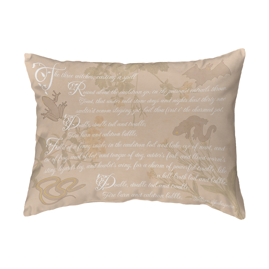 Zippered Pillow Macbeth Spell