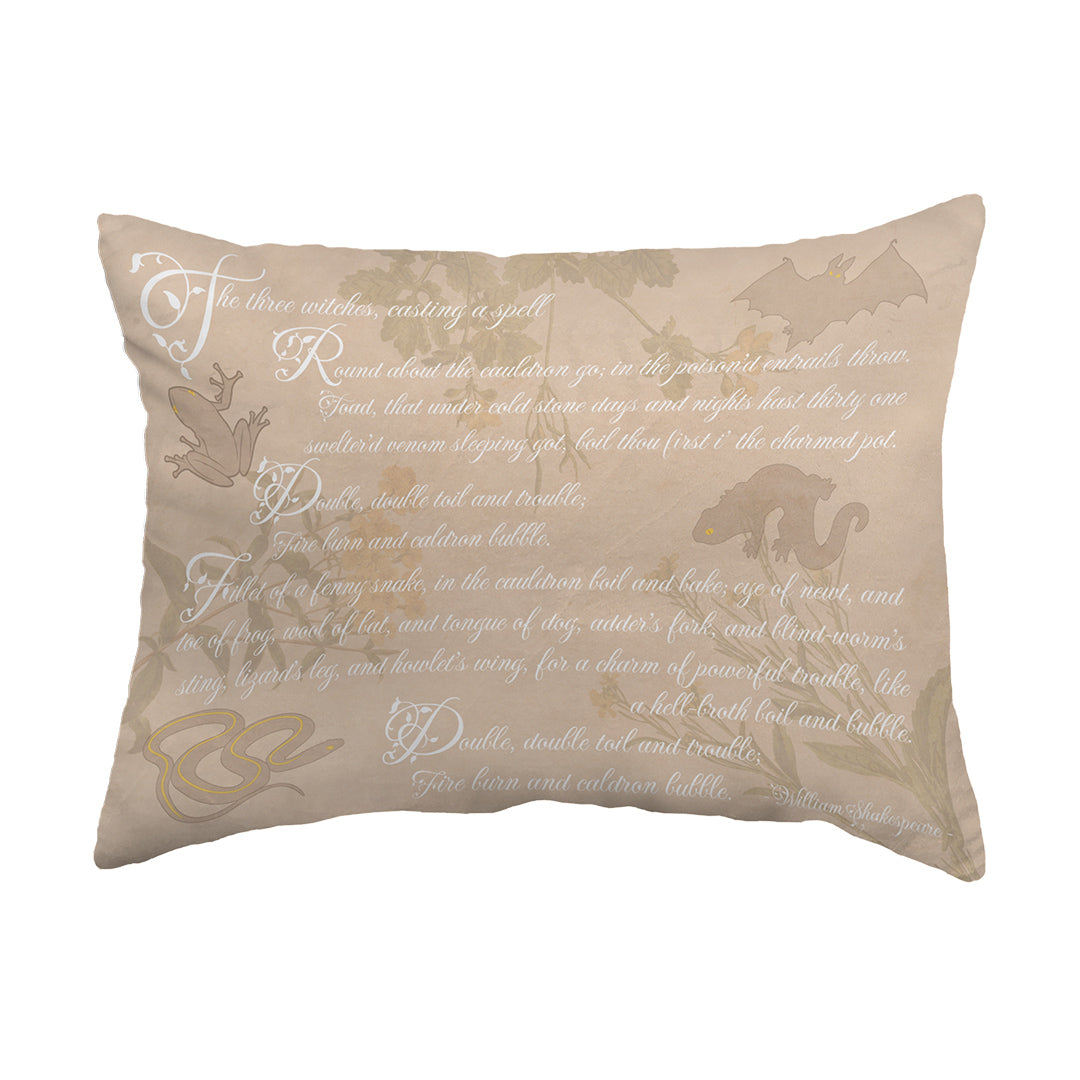 Throw Pillow Macbeth Spell