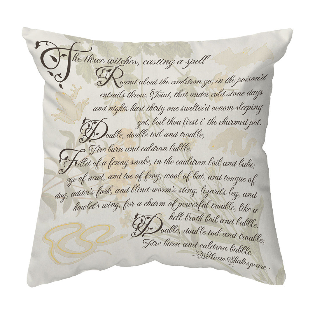 Zippered Pillow Macbeth Spell