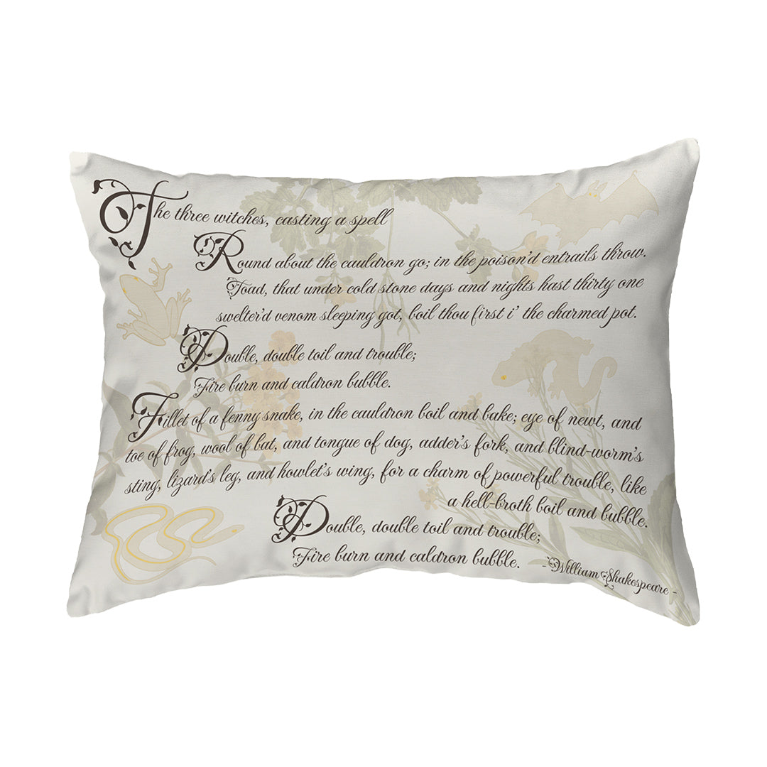 Zippered Pillow Macbeth Spell