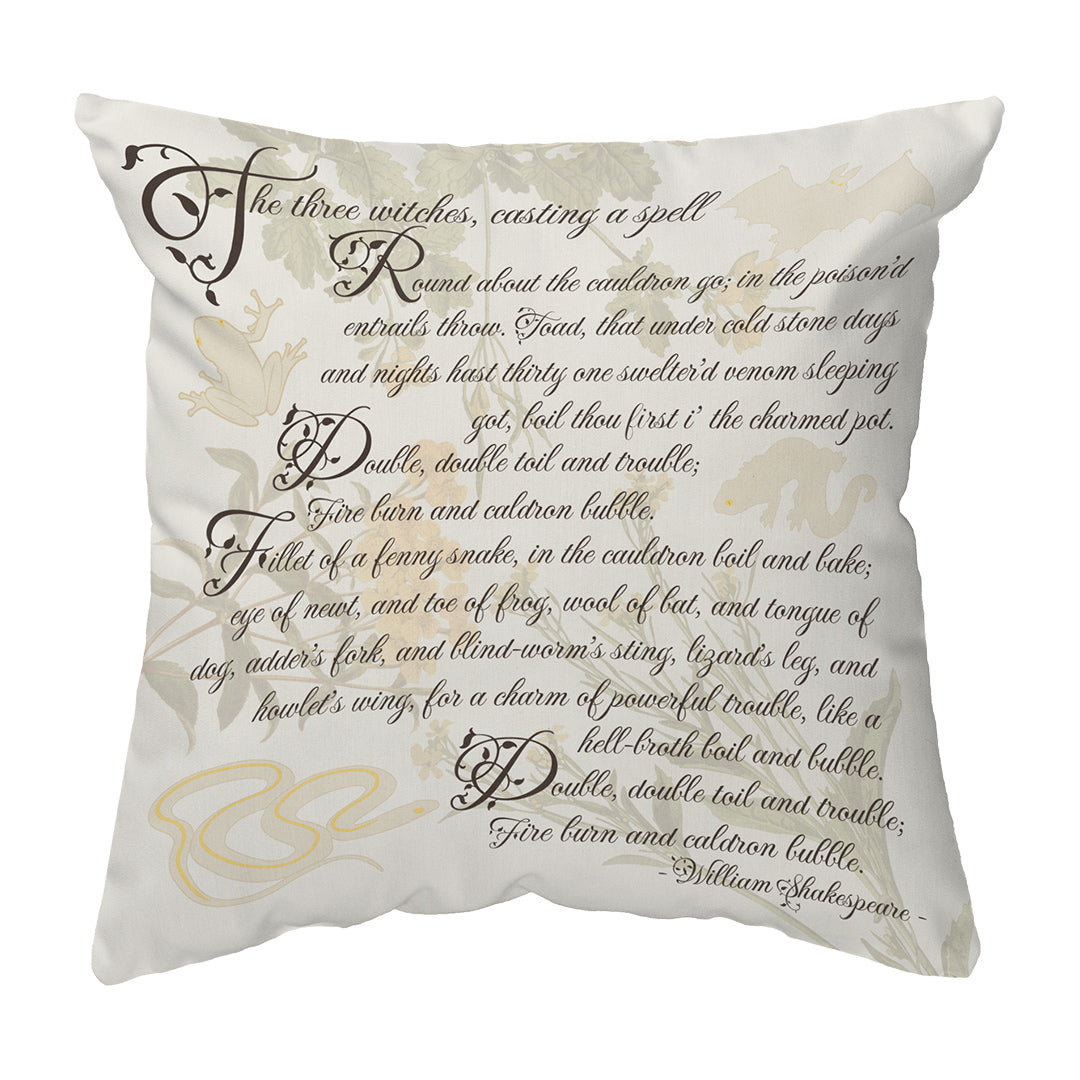 Zippered Pillow Macbeth Spell
