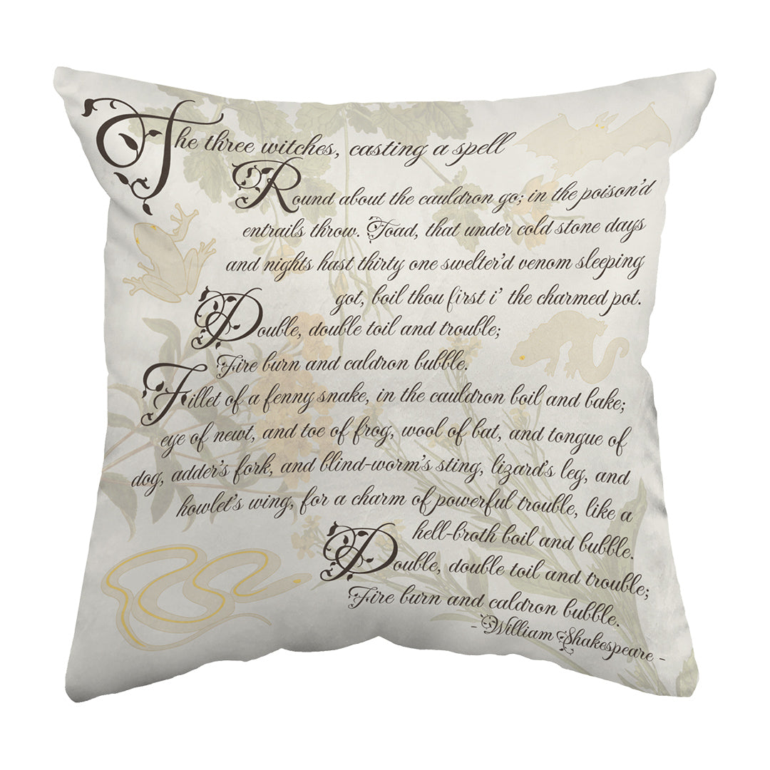 Zippered Pillow Macbeth Spell