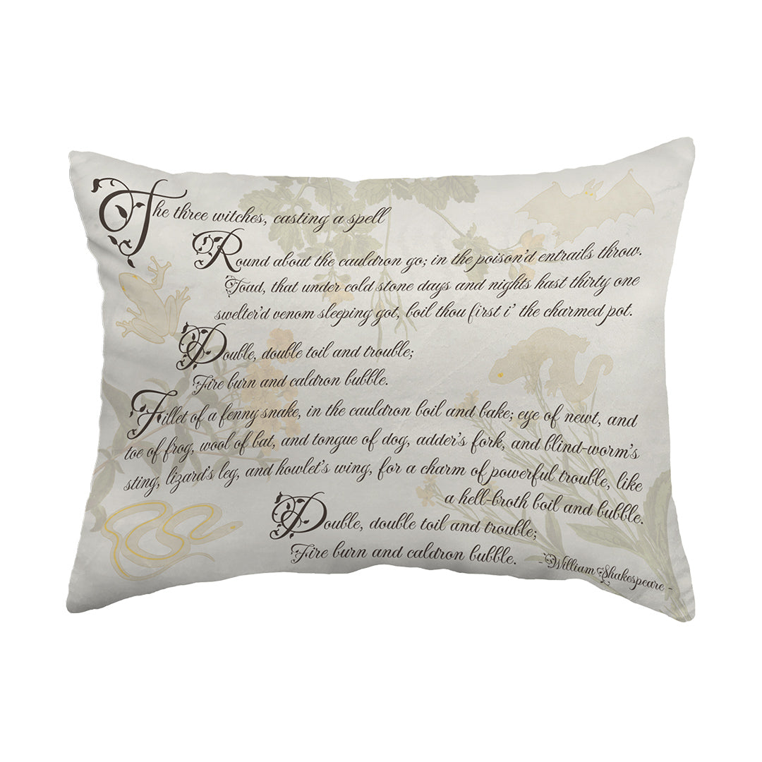 Zippered Pillow Macbeth Spell