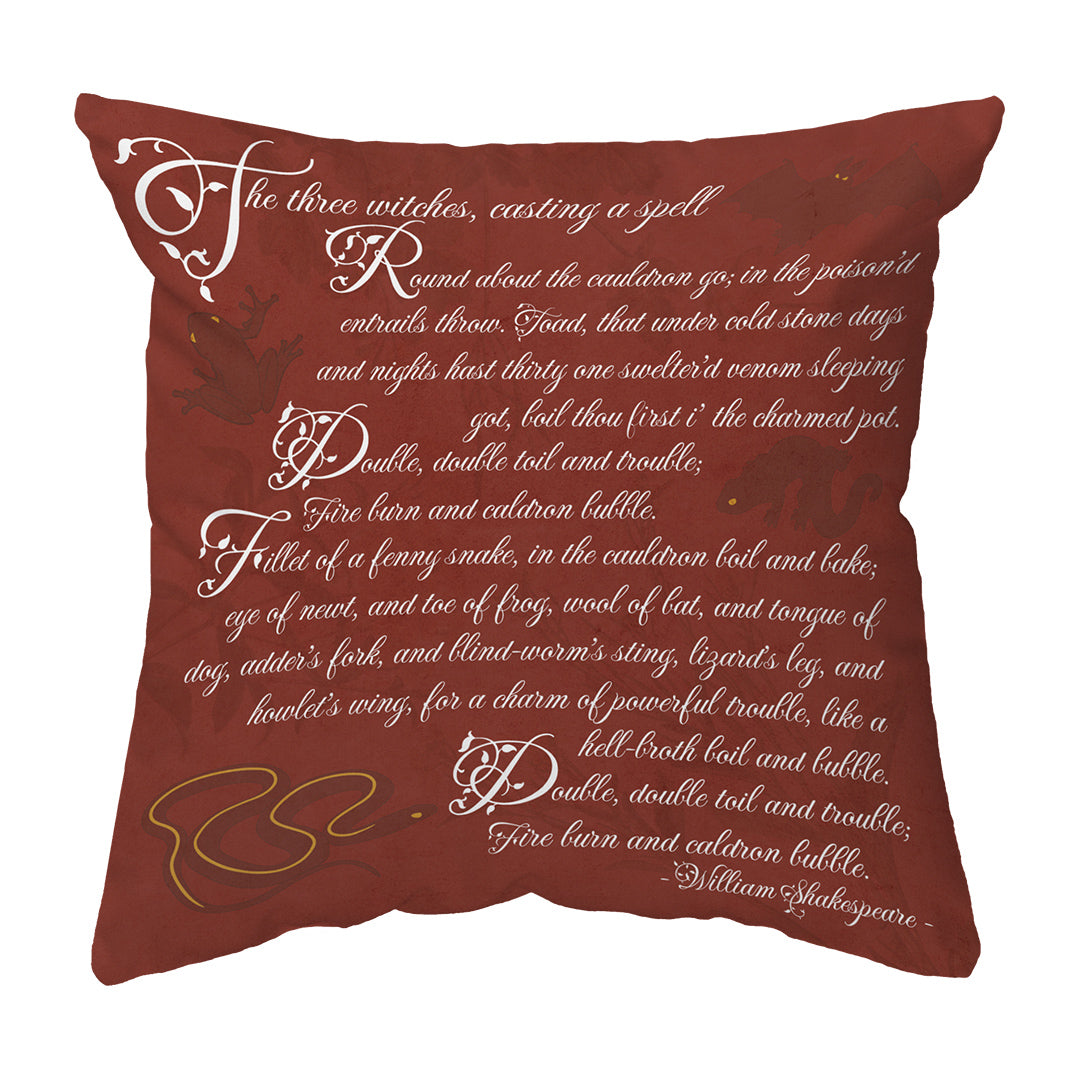 Throw Pillow Macbeth Spell