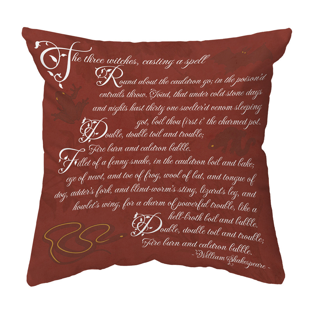Zippered Pillow Macbeth Spell
