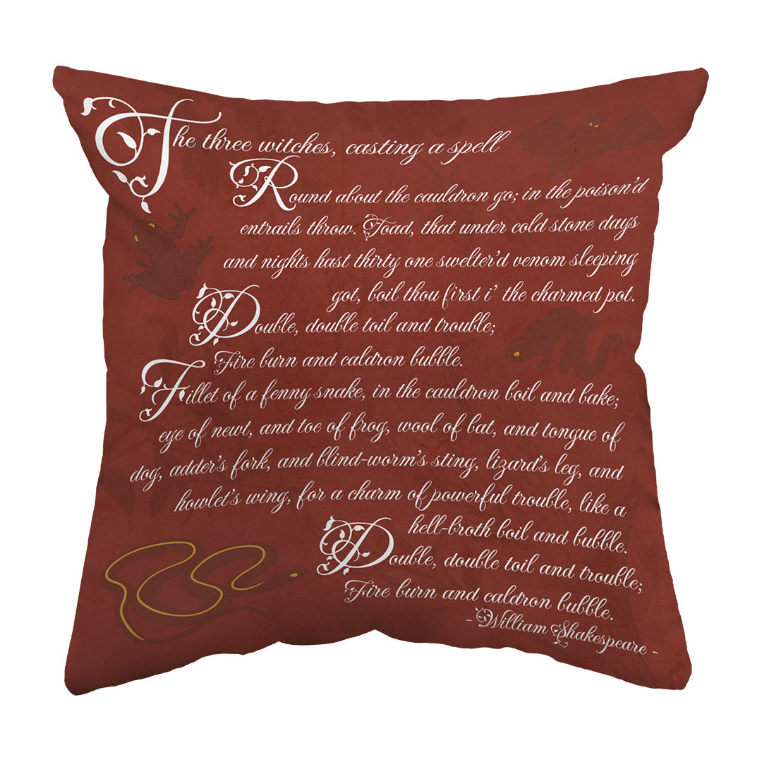Zippered Pillow Macbeth Spell