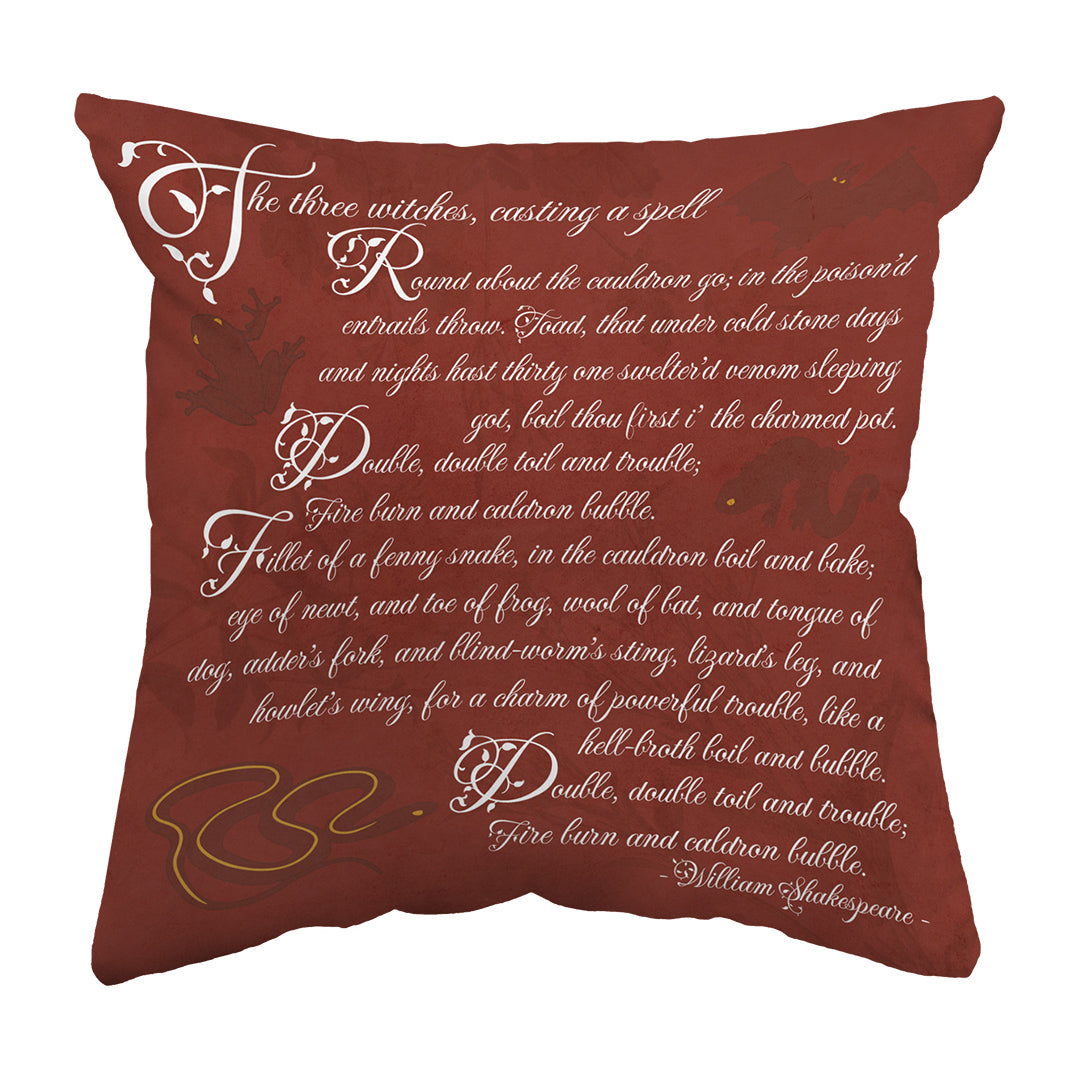 Zippered Pillow Macbeth Spell