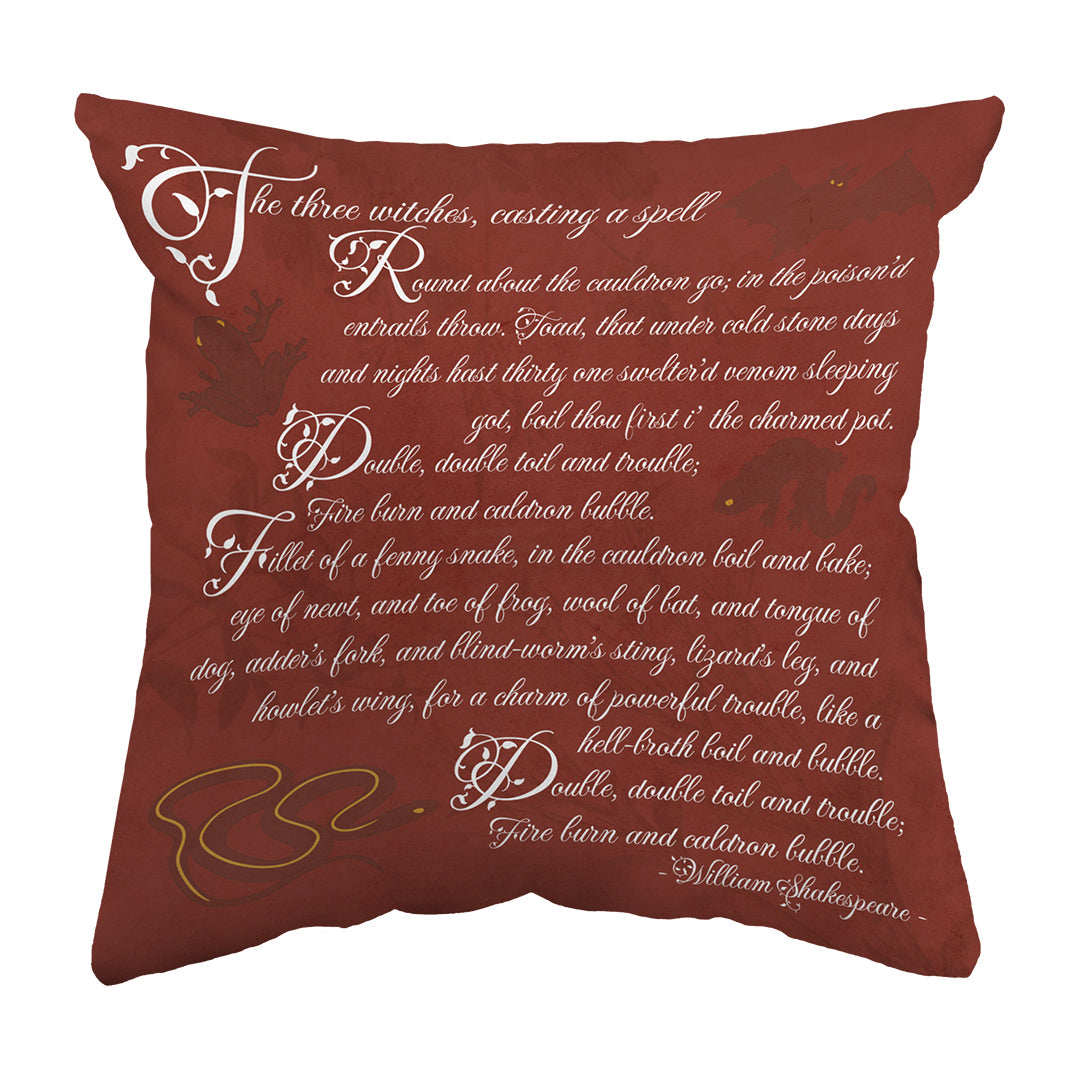 Zippered Pillow Macbeth Spell