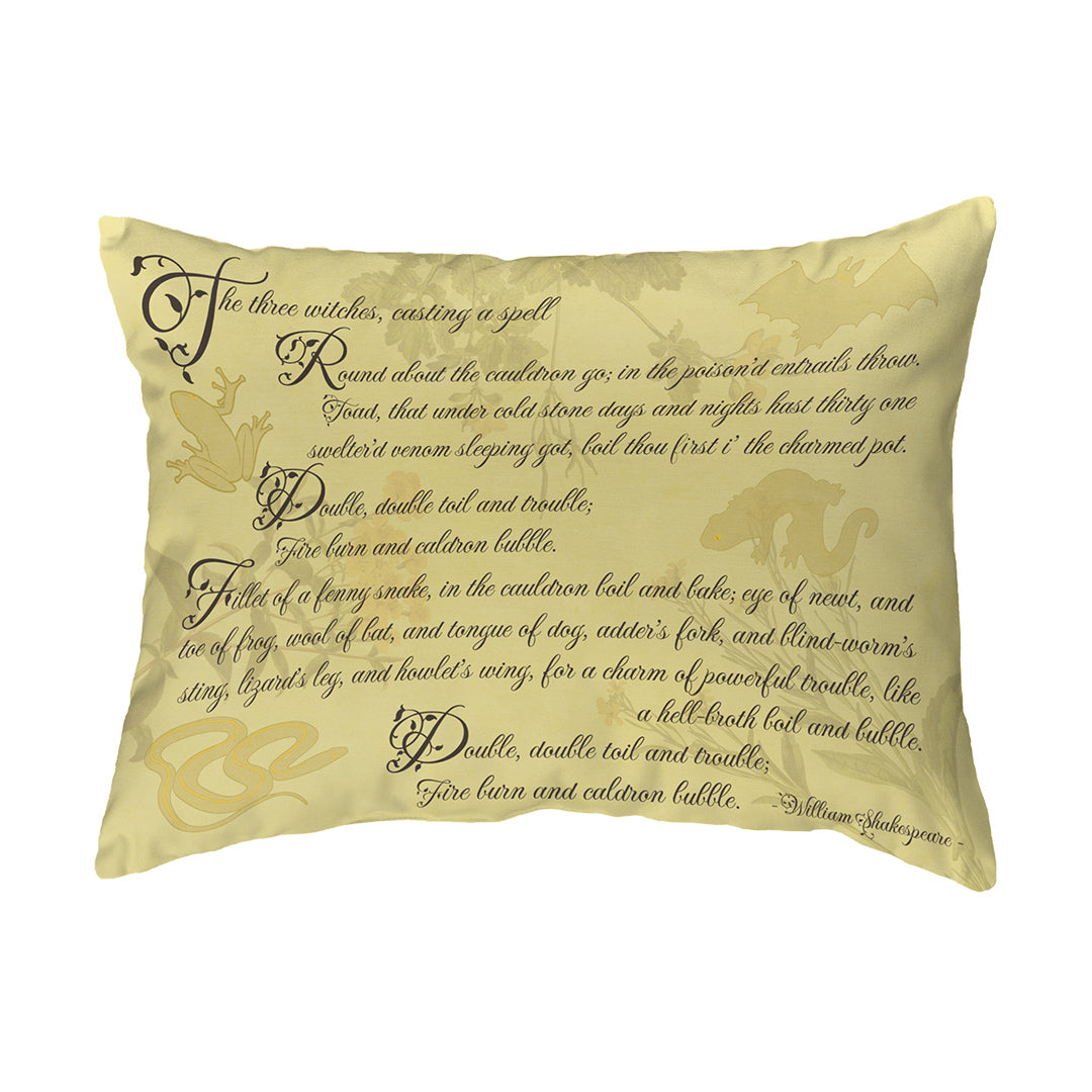 Zippered Pillow Macbeth Spell