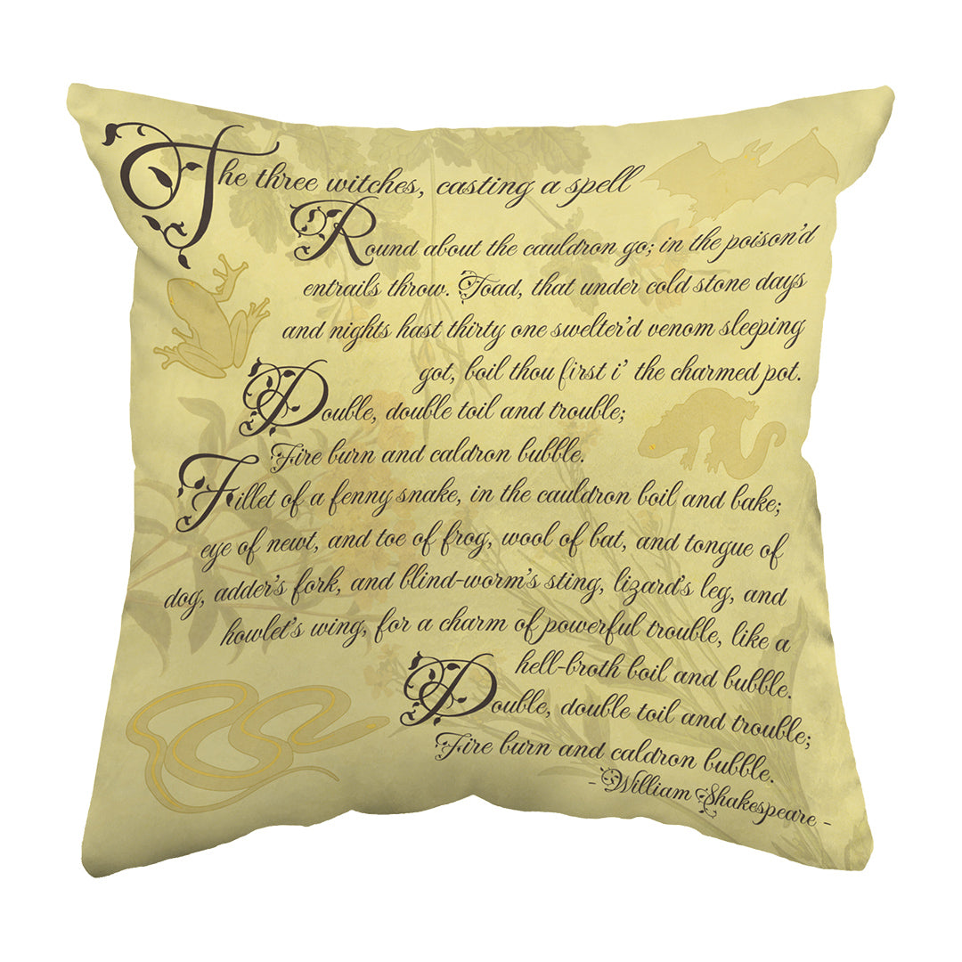 Zippered Pillow Macbeth Spell