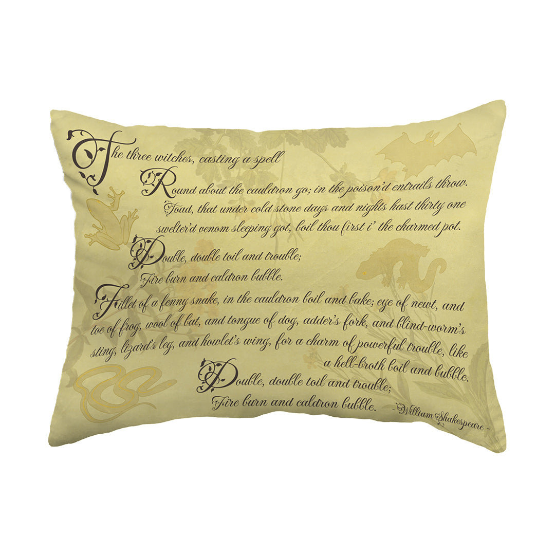 Zippered Pillow Shell Macbeth Spell