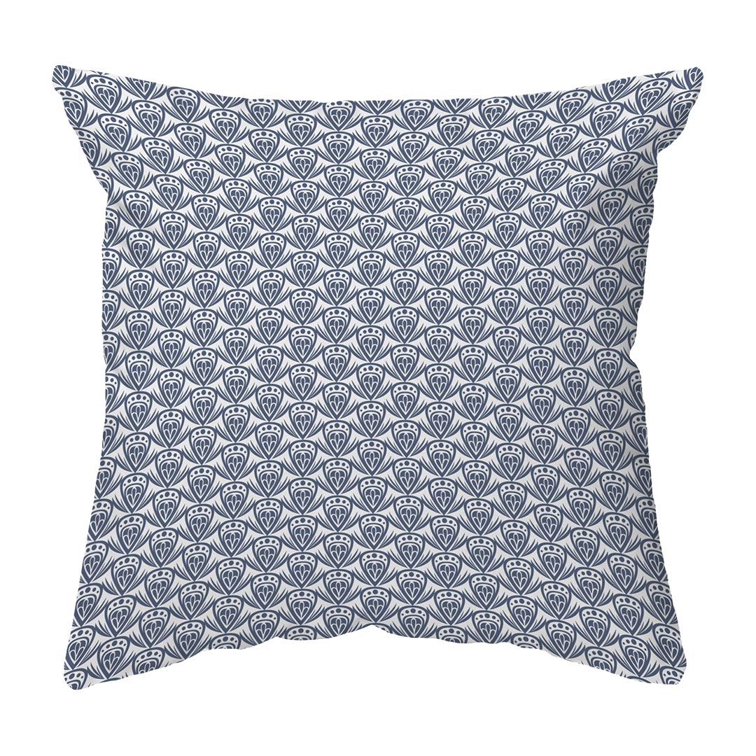 Zippered Pillow Shell Patterned Drop