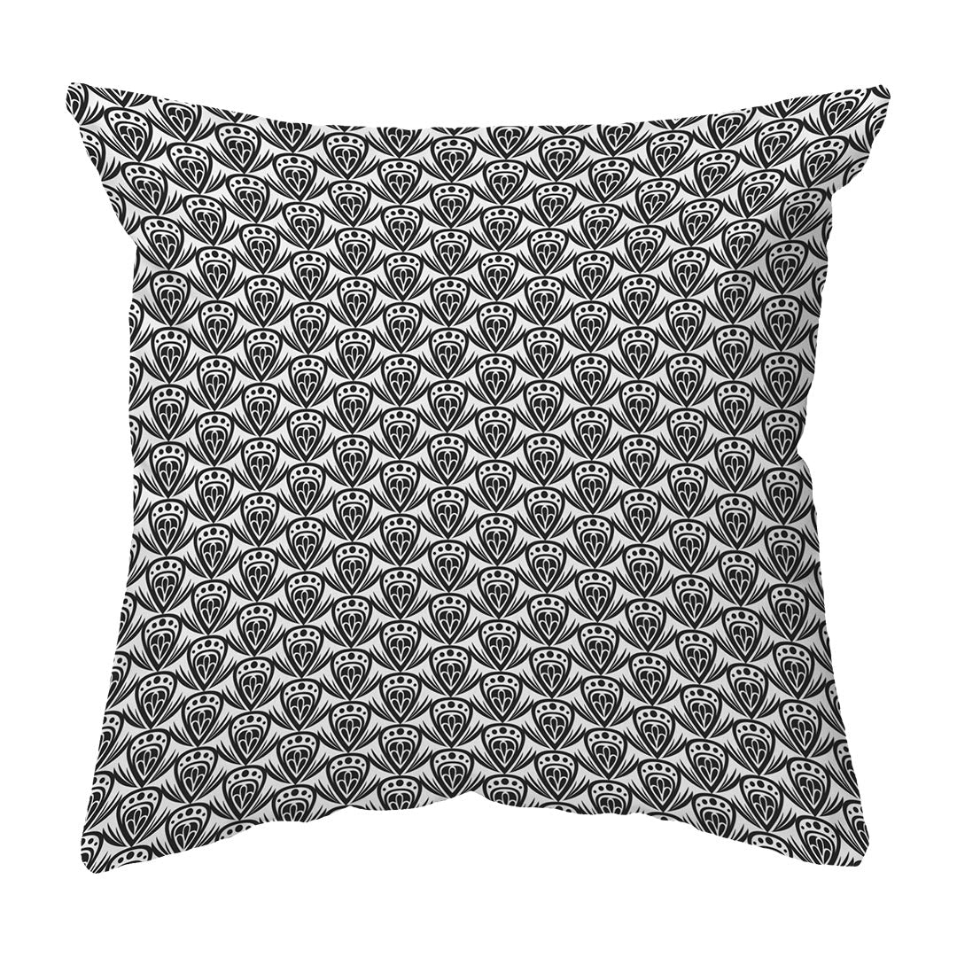 Zippered Pillow Shell Patterned Drop
