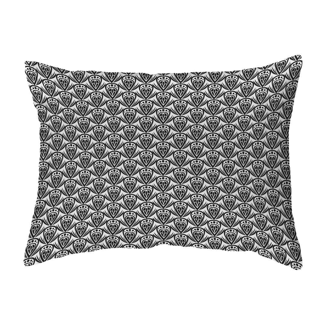 Zippered Pillow Shell Patterned Drop