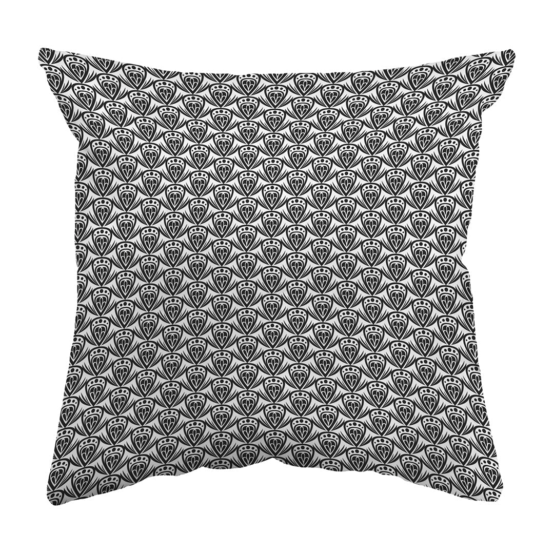 Zippered Pillow Shell Patterned Drop
