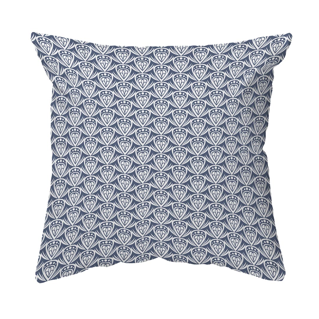 Zippered Pillow Shell Patterned Drop Colored