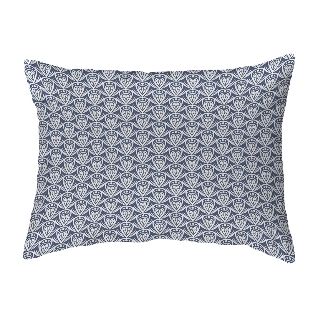 Zippered Pillow Shell Patterned Drop Colored