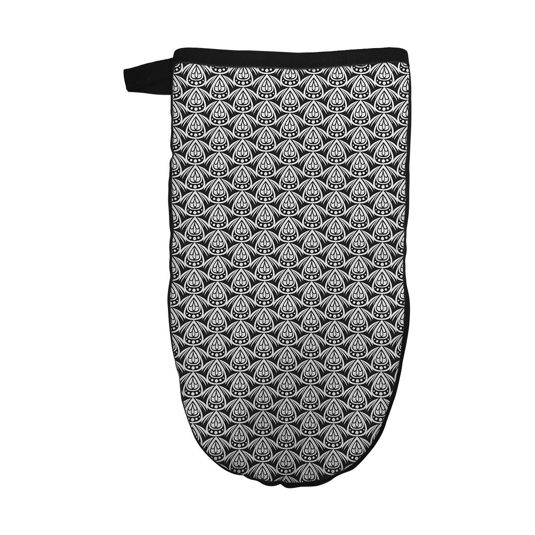 Oven Mitt Patterned Drop Colored