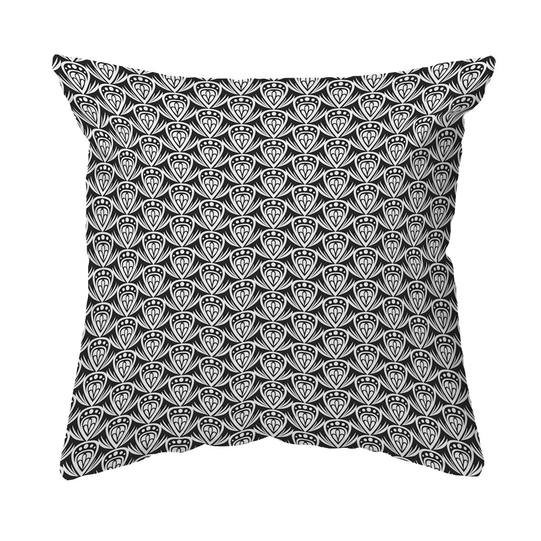 Zippered Pillow Shell Patterned Drop Colored