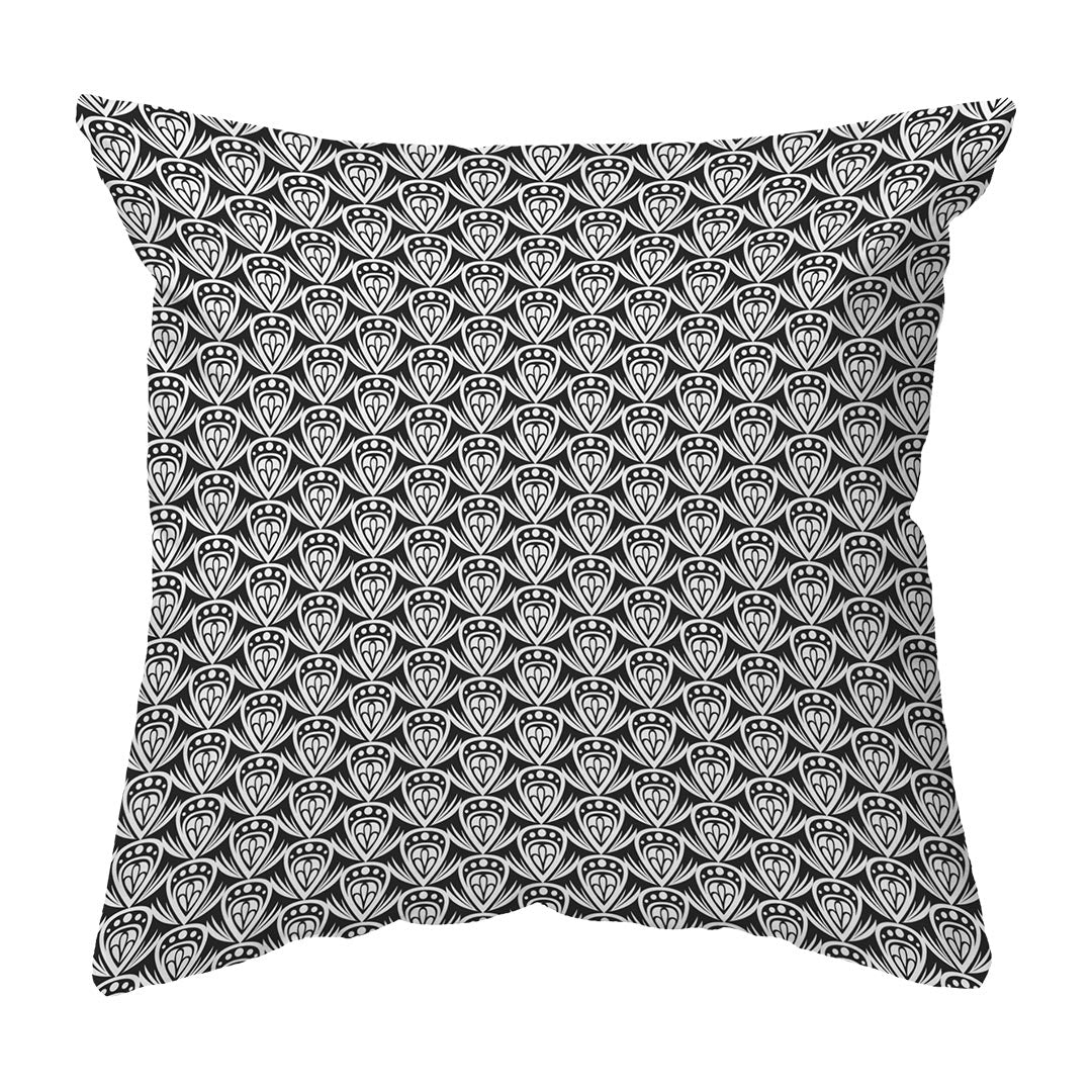 Zippered Pillow Shell Patterned Drop Colored