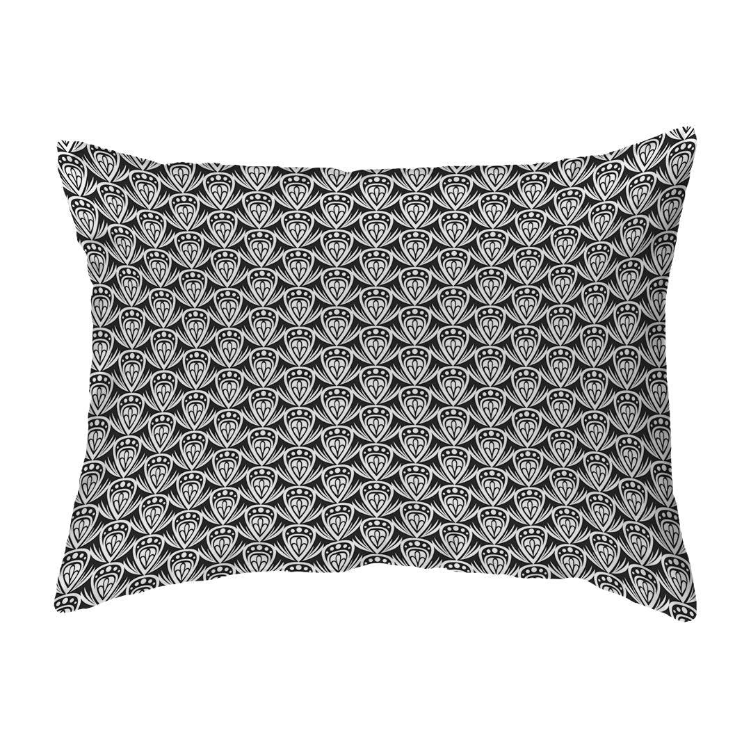 Zippered Pillow Shell Patterned Drop Colored