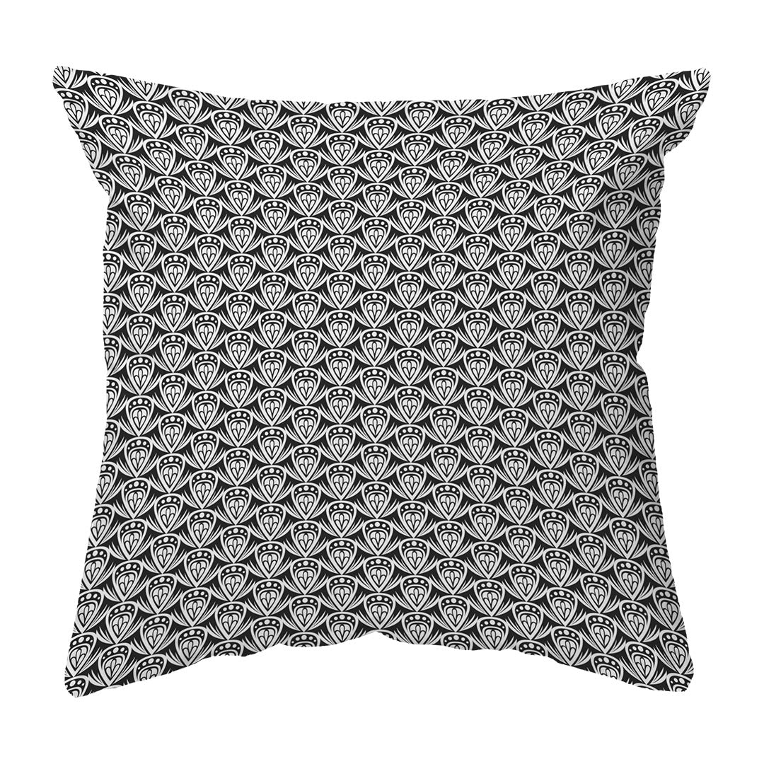 Zippered Pillow Shell Patterned Drop Colored