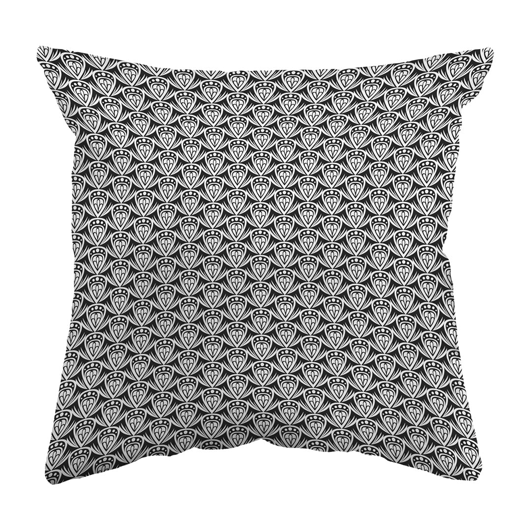 Zippered Pillow Shell Patterned Drop Colored