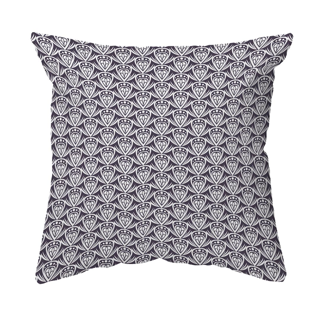 Zippered Pillow Shell Patterned Drop Colored
