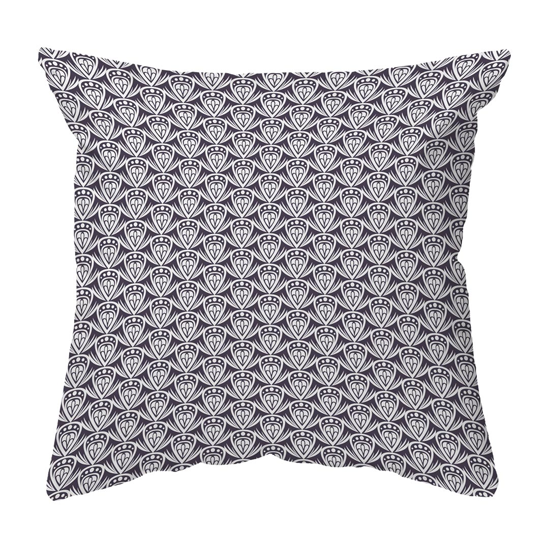 Zippered Pillow Shell Patterned Drop Colored