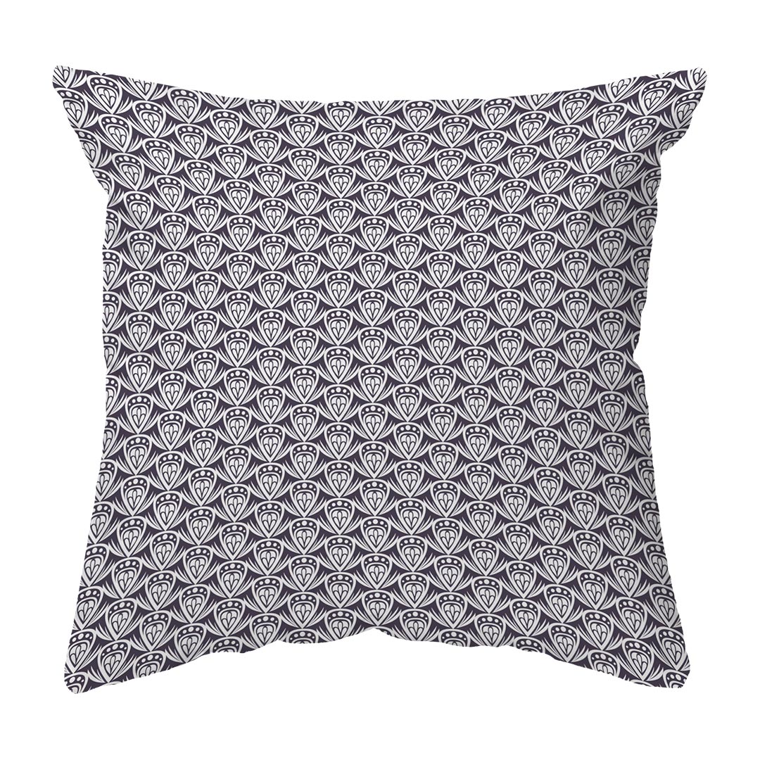 Zippered Pillow Shell Patterned Drop Colored