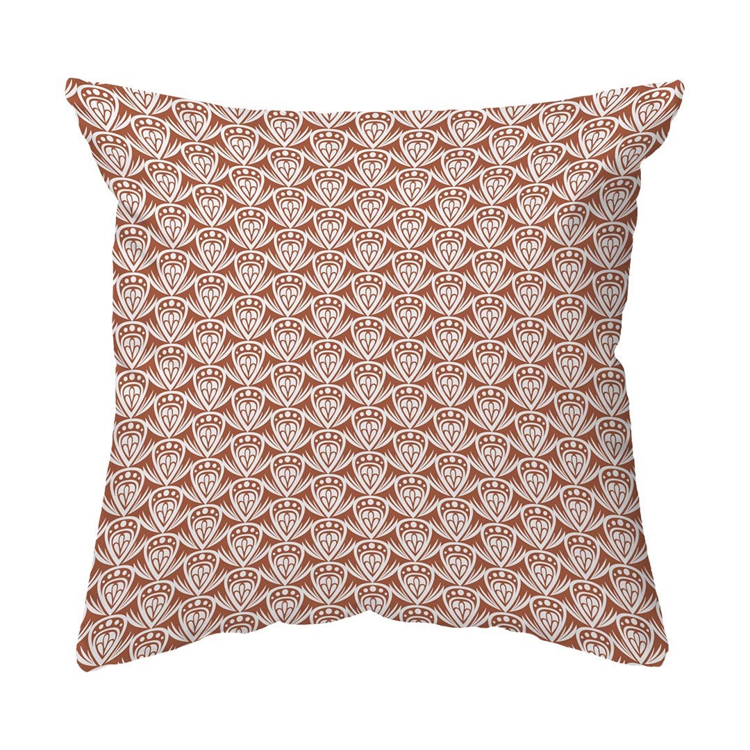 Zippered Pillow Shell Patterned Drop Colored