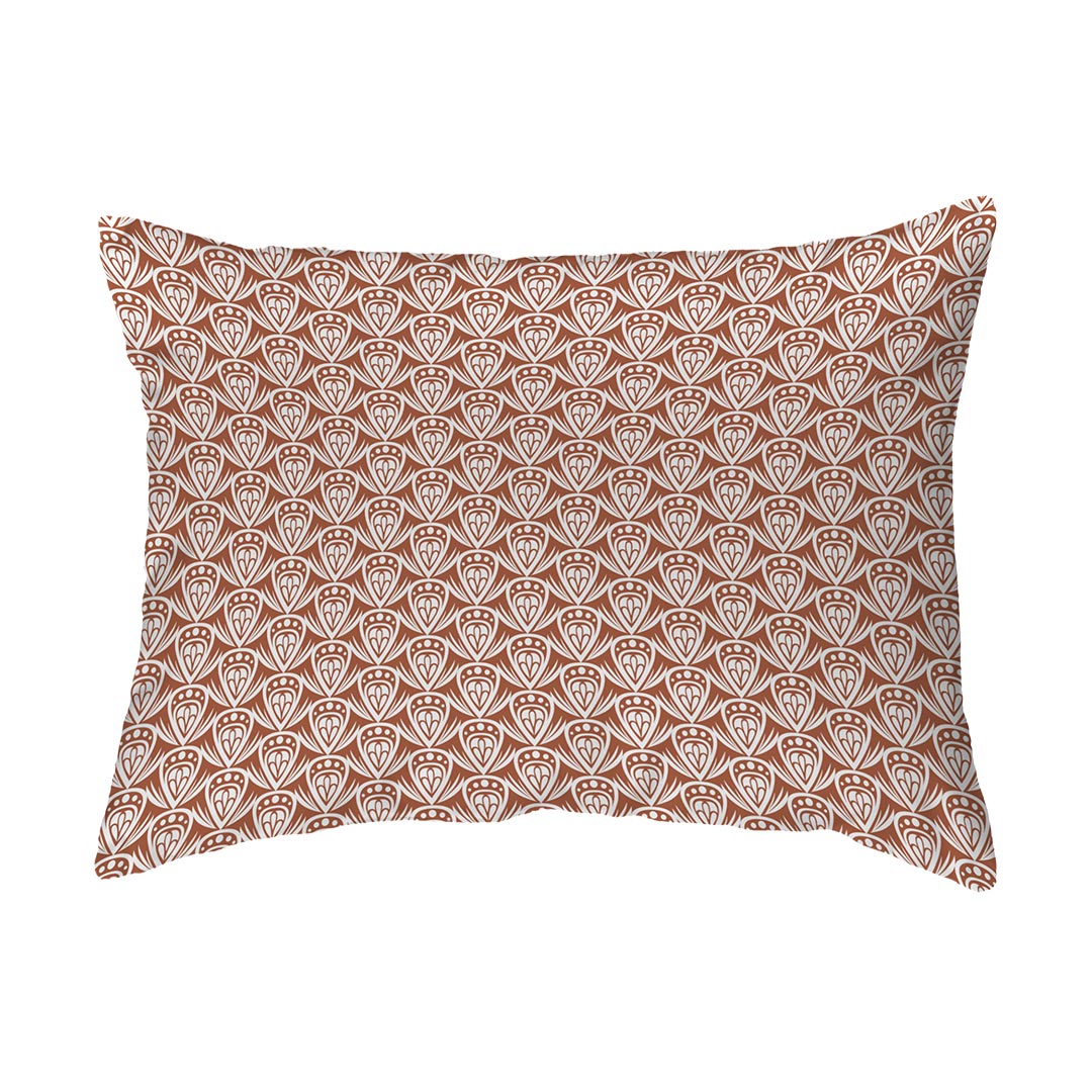 Zippered Pillow Shell Patterned Drop Colored