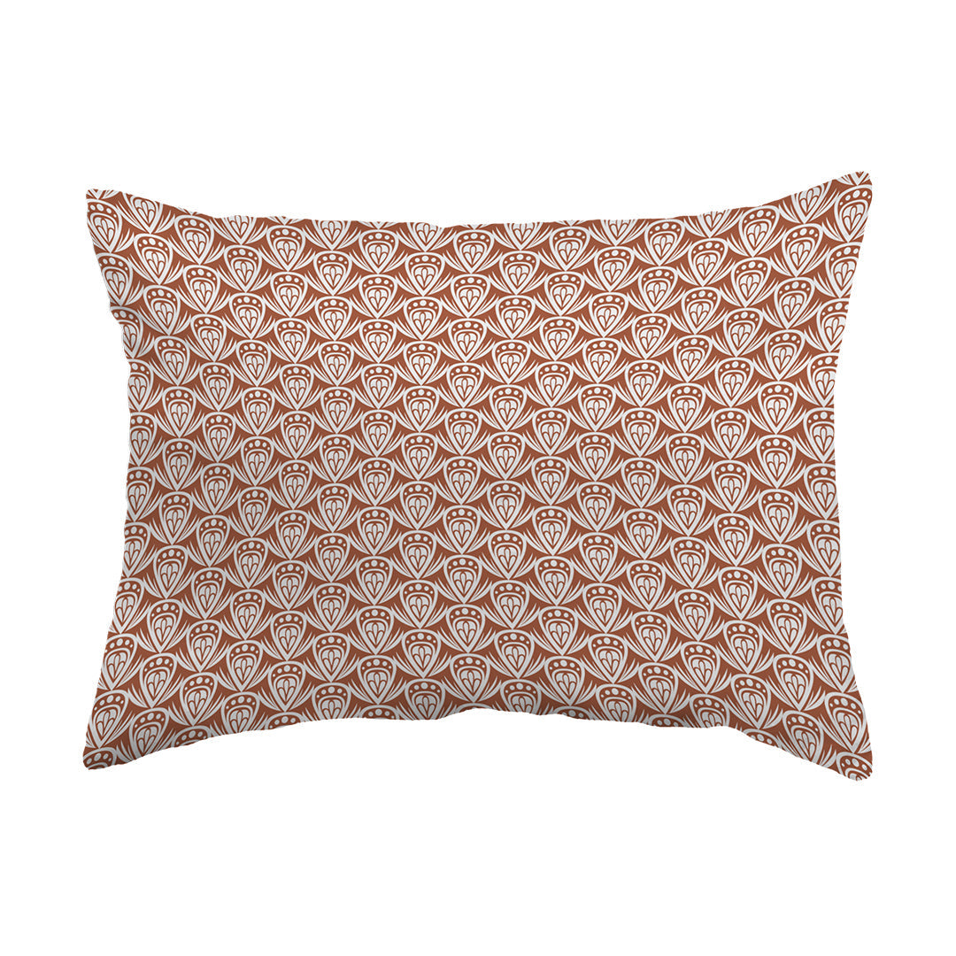 Zippered Pillow Shell Patterned Drop Colored