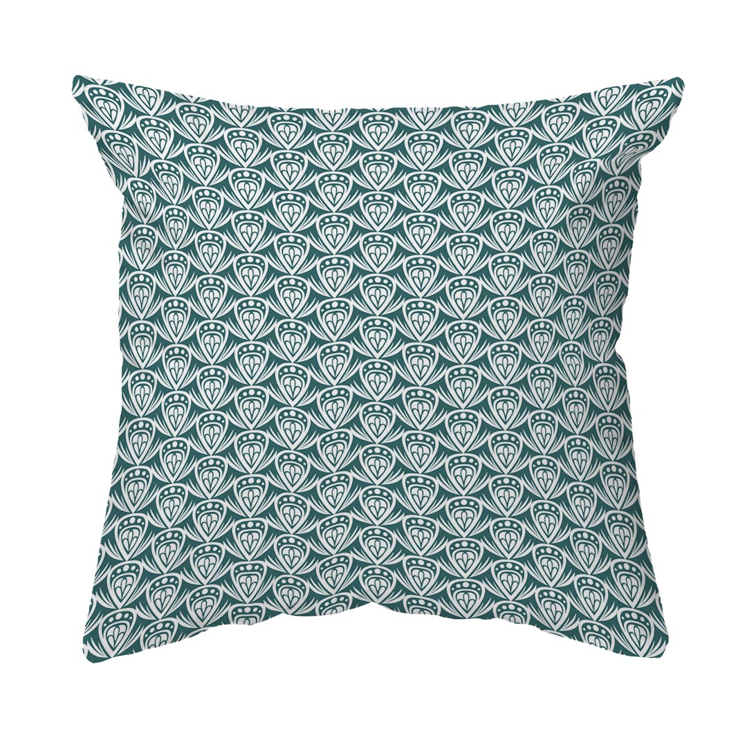 Zippered Pillow Shell Patterned Drop Colored