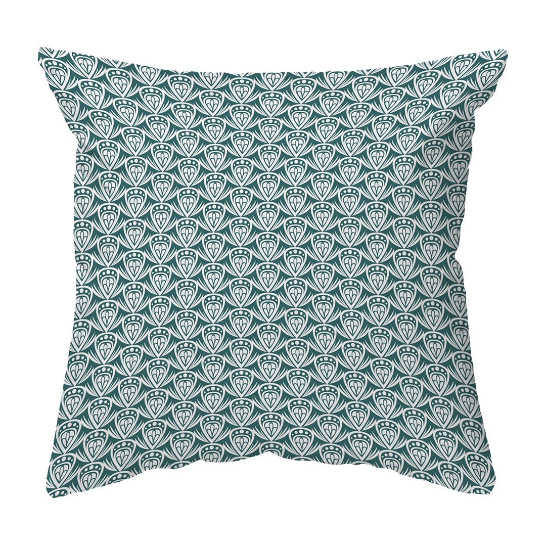 Zippered Pillow Shell Patterned Drop Colored