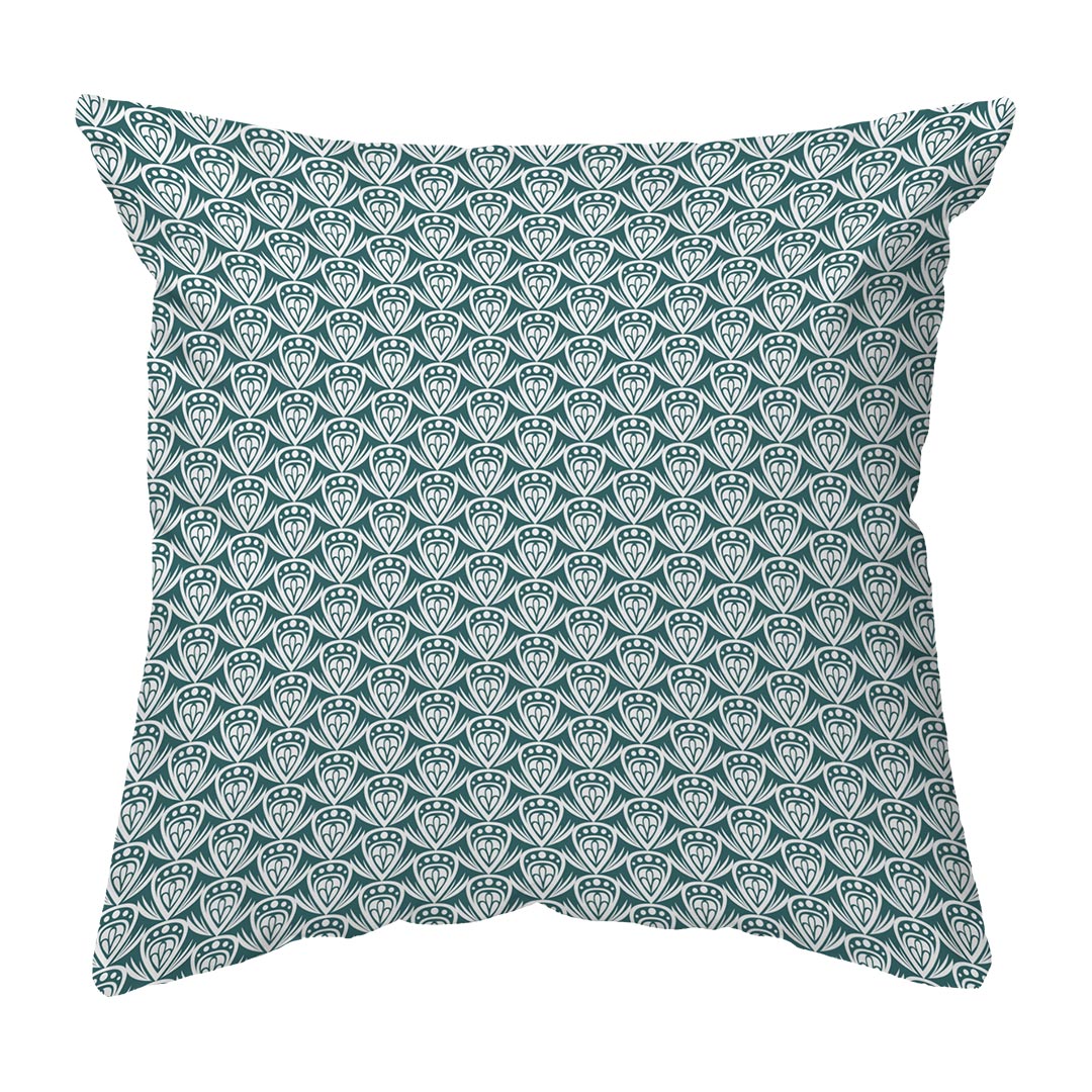 Zippered Pillow Shell Patterned Drop Colored