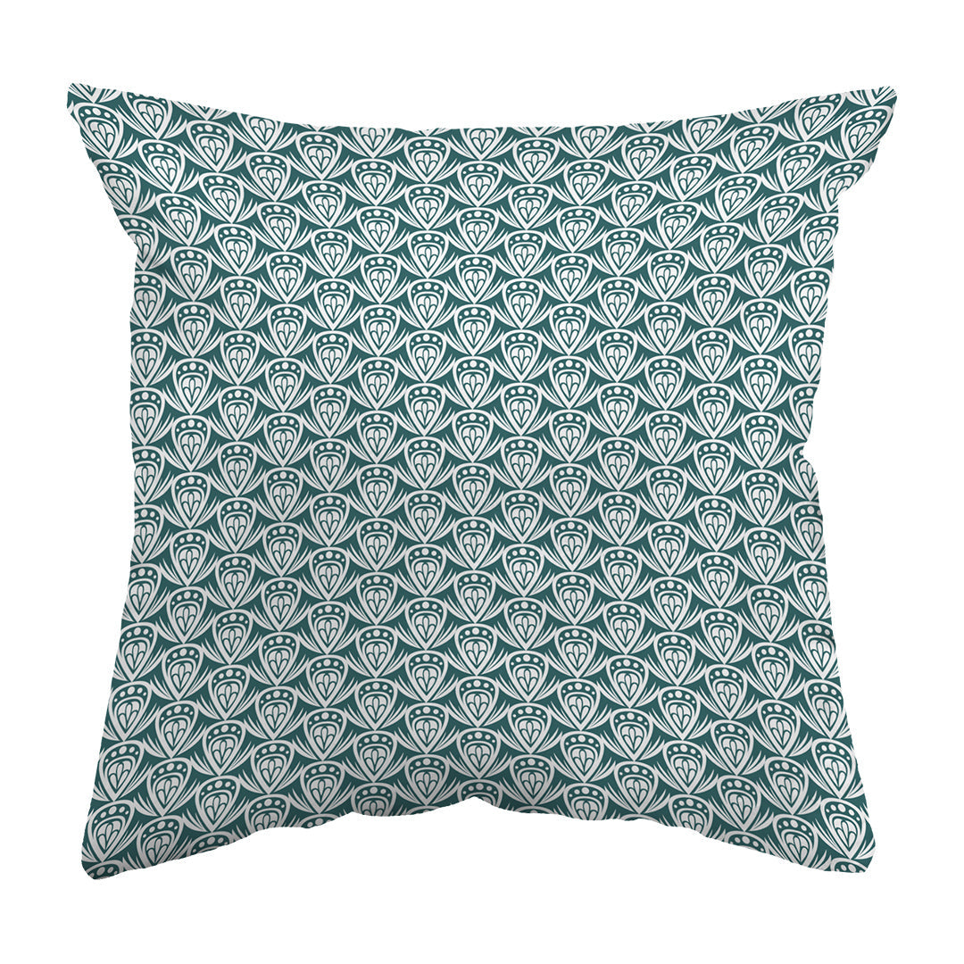 Zippered Pillow Shell Patterned Drop Colored
