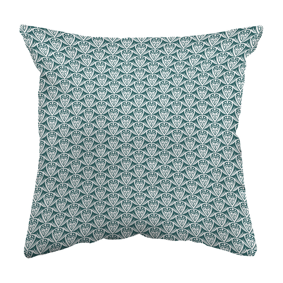 Zippered Pillow Shell Patterned Drop Colored