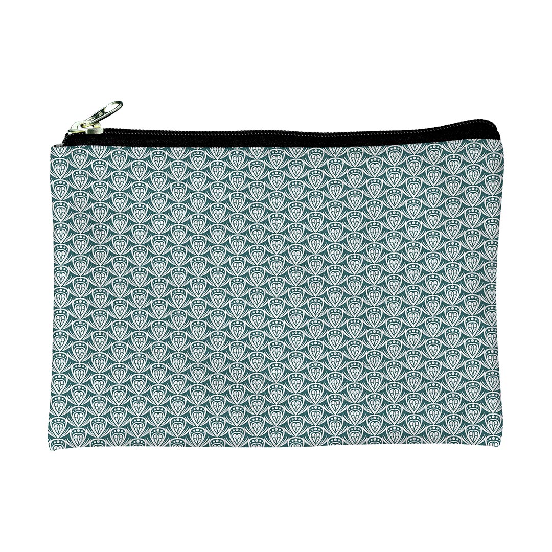 Pouches Patterned Drop Colored