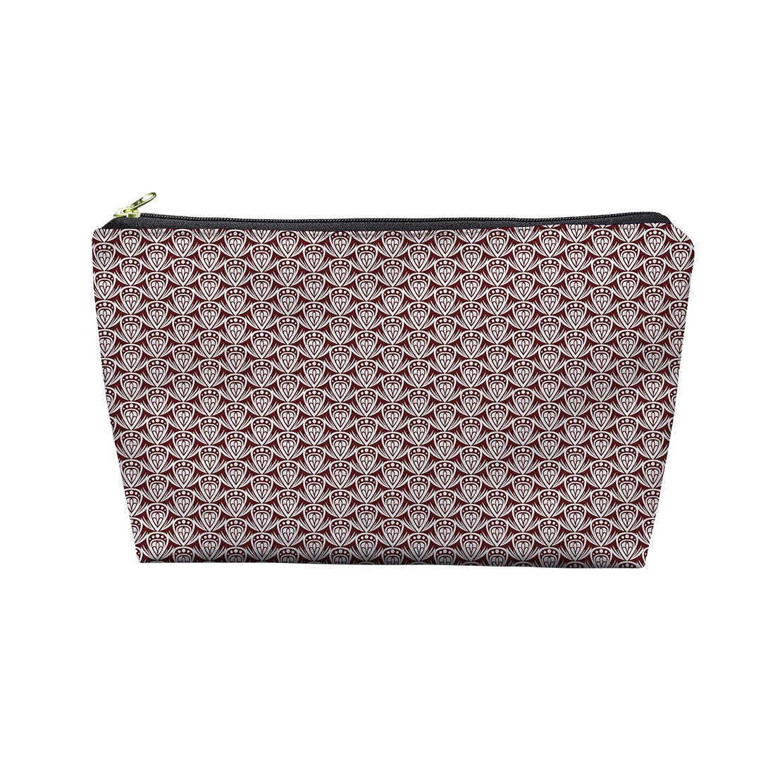 Pouches Patterned Drop Colored