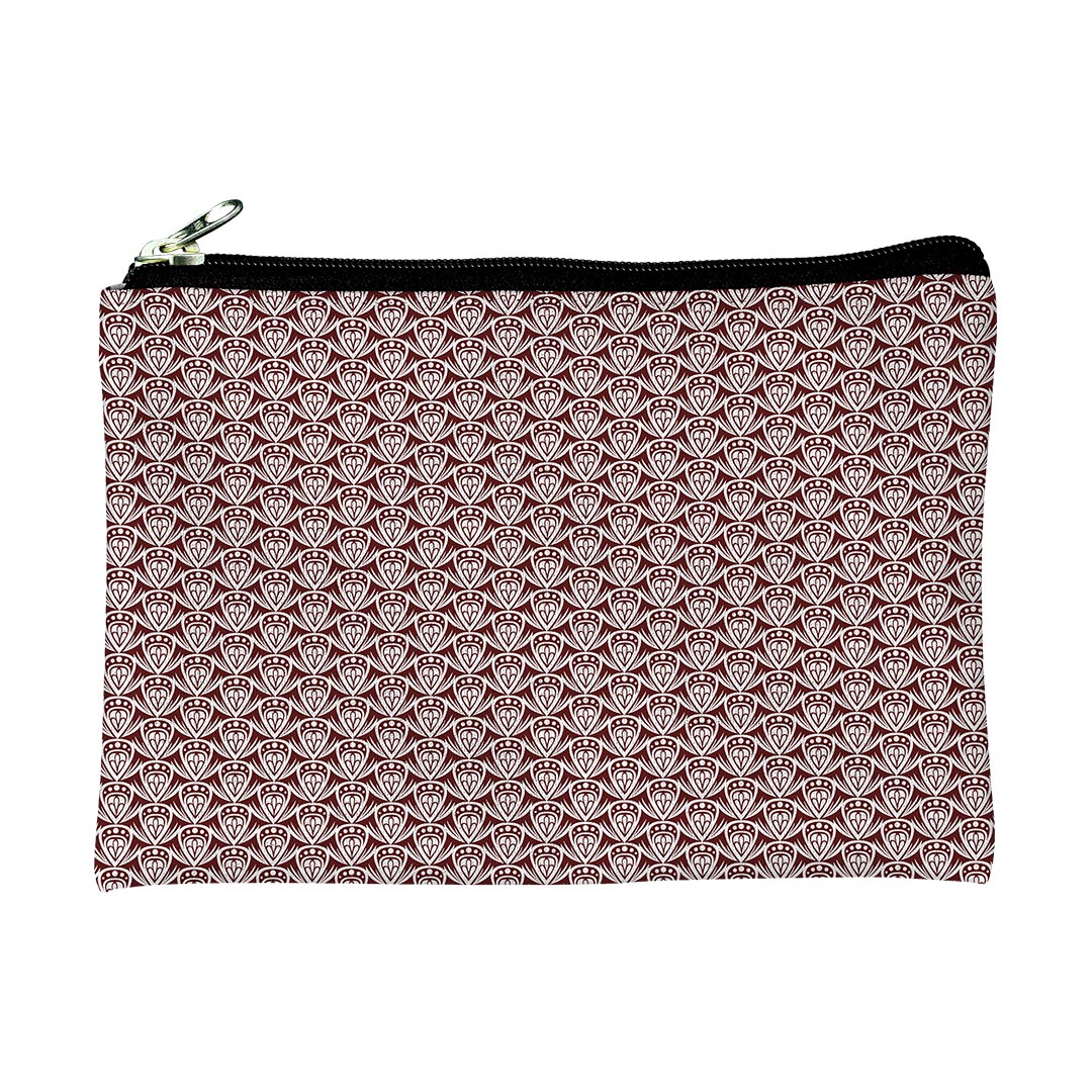 Pouches Patterned Drop Colored