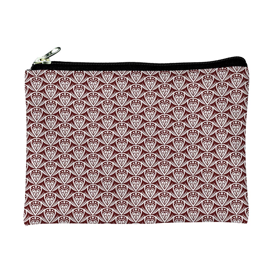 Pouches Patterned Drop Colored